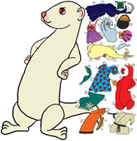 Albino Paper Dolls